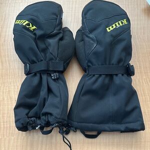 Klim Black Caribou Mitten - Size M